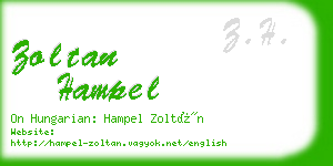 zoltan hampel business card